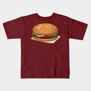 burger. with cheese. Kids T-Shirt